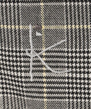 組曲 KIDS 【110-140cm】グレンチェック ワンピース グレー系3