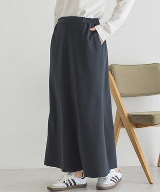 AMERICAN HOLIC 【イージーケア】ナローマーメイドスカート Navy