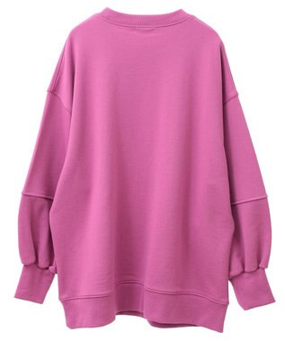 earth music&ecology アソートロゴルーズスウェット Pink