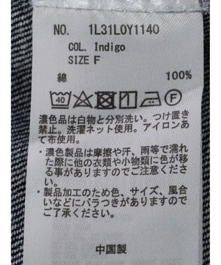 earth music&ecology マントスリーブＧジャン Indigo