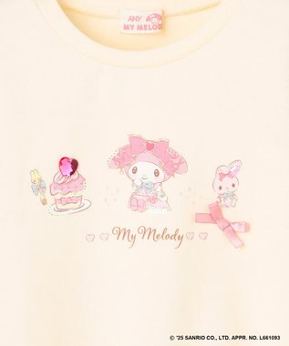 ANY KIDS 【マイメロディ＆クロミ×ANY KIDS】長袖Tシャツ エクリュ×マイメロディ
