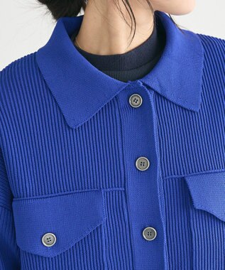 CRAFT STANDARD BOUTIQUE ライトニットジャケット Blue