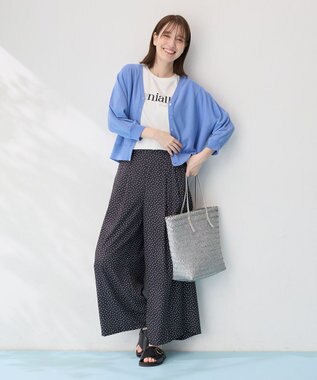 ANY L 半袖ロゴＴシャツ オフ[ロゴプリント＆刺繍]