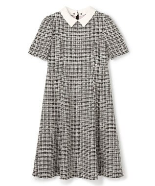 TOCCA 【洗える・消臭】 TWEED BLOSSOM ドレス ブラック系5