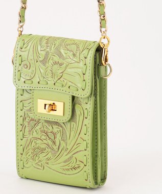 GRACE CONTINENTAL cp_Chain minibag ライトグリーン