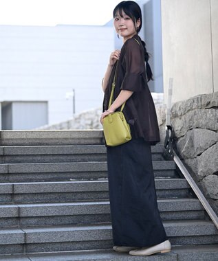 Atelier nuu 【定番シリーズ/国内生産】parcel mist ダレスポシェット ピスタチオ