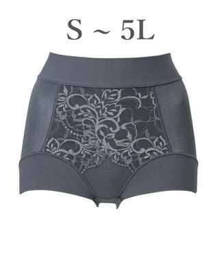 BRADELIS New York 【BRADELIS NewYork peace】綿混フィットレースショーツ25 深め 補正下着 ヒップアップ 美尻