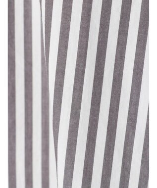 CRAFT STANDARD BOUTIQUE バンドカラーシャツ Stripe Gray