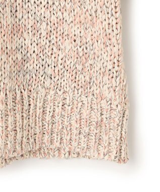 BEIGE， OPAL / チャンキーニットプルオーバー Color mix