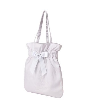 Maison de FLEUR スターリボントートバッグ Silver