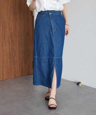 CRAFT STANDARD BOUTIQUE アシンメトリーデニムスカート Indigo