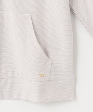 ANY SIS 【UVケア・接触冷感】リップル パーカー アイスグレー