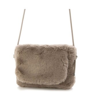 UNBILLION カシュカシュ cachecache / エコファーシンプルフラップショルダー