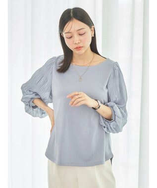 earth music&ecology マジョリカプリーツプルオーバー Sax