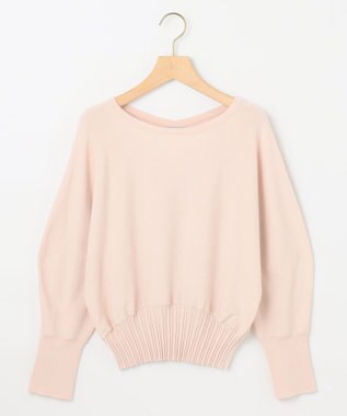 組曲 【5色展開・UVケア】スタイルアップ ドルマンスリーブ ニット ピンクベージュ系