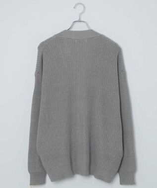 WEGO オーバーフィットカーディガン ライトグレー