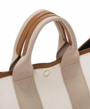 TOPKAPI 【Breath TOPKAPI】SCOTCH GRAIN スコッチグレイン ショルダー付き ミニ トート バッグ ペールベージュ