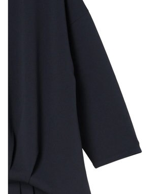 CRAFT STANDARD BOUTIQUE ８分丈ウエストタックオールインワン Navy