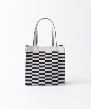 TRICOTE チェックペーパーバッグ 99BLACK