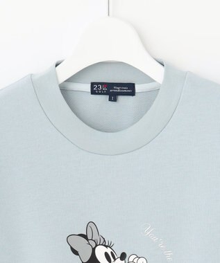 23区GOLF 【ディズニーコレクション】【WOMEN】〈ミニーマウス〉スウェットプルオーバー サックスブルー系