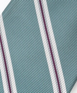 J.PRESS MEN 【JAPANESE TWILL STRIPE COLLECTION】ツイルストライプ ネクタイ ターコイズブルー系2