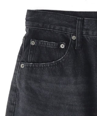 WEGO スーパーバギーダメージデニムパンツ デニムブラックソノタ