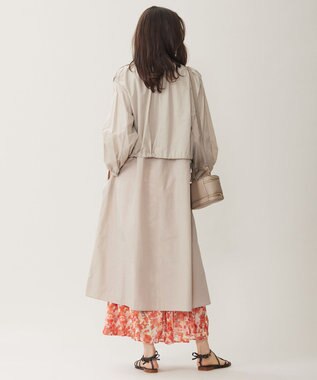 自由区 【UVケア・接触冷感・洗える】3WAYシアー コート ベージュ