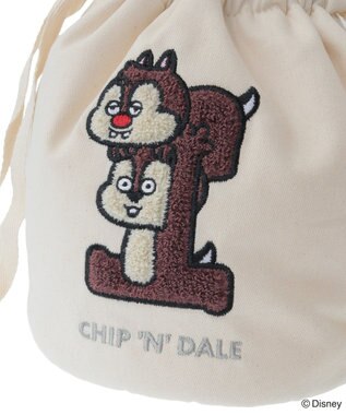 Green Parks Ｍｉｃｋｅｙ　ｆｒｉｅｎｄ　／　サガラ巾着バッグ Cream