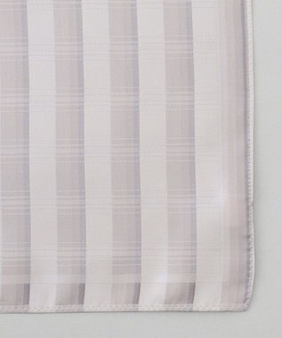 GOTAIRIKU 【WEAR BLACK】シルク100％ フォーマルチーフ_チェック アイボリー系4