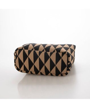 UNBILLION カシュカシュ cachecache ジャガード柄2wayショルダーバッグ ベージュ