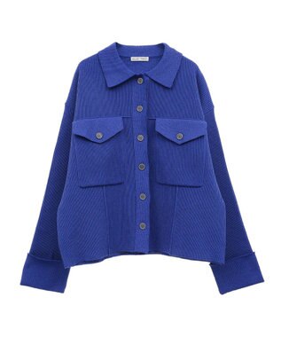CRAFT STANDARD BOUTIQUE ライトニットジャケット Blue