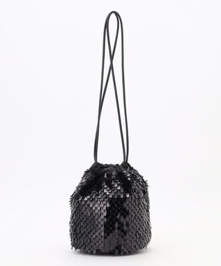 ICB スパンコールバッグ ブラック