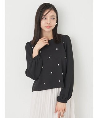 earth music&ecology パールポイントプルオーバー Black