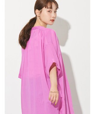 AMERICAN HOLIC ふんわりインドボイルロングワンピース Pink