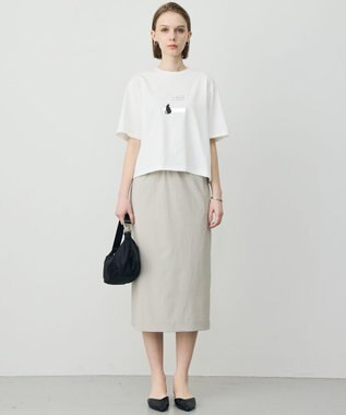 ICB ロゴTEE（猫モチーフ） オフホワイト