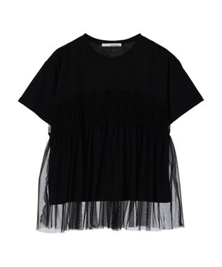 Green Parks ・ＥＬＥＮＣＡＲＥ　ＤＵＥ　チュールドッキングＴＥＥ Black