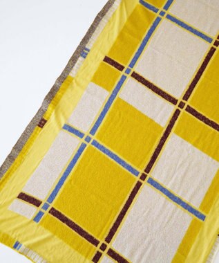 nitorito 【UNISEX】tanbo チェック柄 ストール yellow