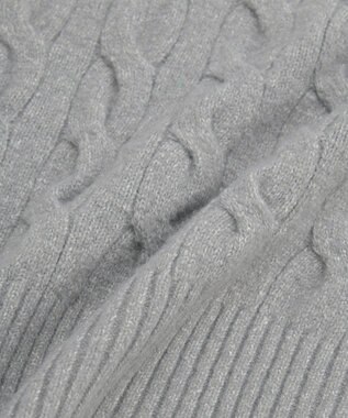 AMERICAN HOLIC ミドルゲージケーブルニットプルオーバー Gray Mixture