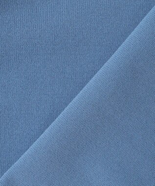 組曲 L 【先行予約】マイラックカラー 6分袖 ニット スカイブルー系