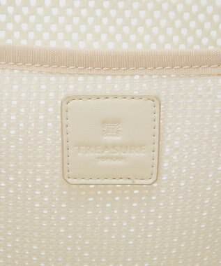 TOPKAPI 【TREASURE TOPKAPI】スパンコール ハンドル メッシュ トート バッグ オフ