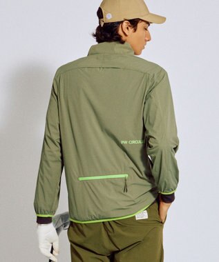 PW CIRCULUS 【撥水加工 / 小さくまとまる】【MEN】パッカブルブルゾン  ゴルフ グリーン系