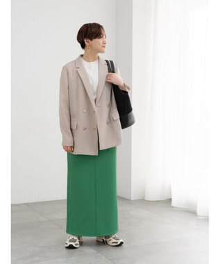 Te chichi 14G天竺ハーフスリーブニットプルオーバー オフホワイト