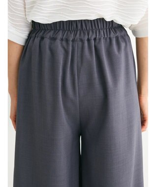 Green Parks ・ＥＬＥＮＣＡＲＥ　ＤＵＥ　リネンライクワイドパンツ Charcoal Gray