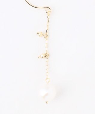 TOCCA 【WEB限定】SEEDS PEARL PIERCED EARRINGS K10イエローゴールド 淡水パールピアス イエローゴールド系