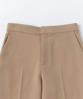 UNFILO イージーケア  テーパードパンツ キャメル