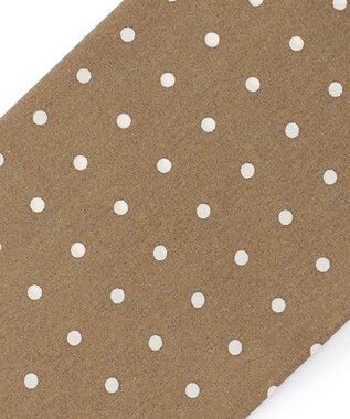 J.PRESS MEN ハンドプリントドット ネッカチーフ ブラウン系6