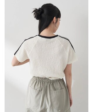 earth music&ecology ラインジャガードプルオーバー Off White