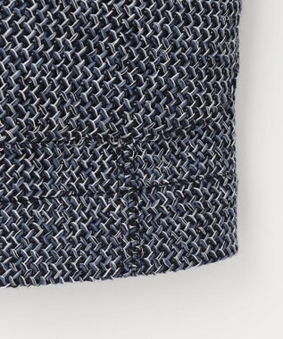 JOSEPH ABBOUD 【軽量/ストレッチ/洗える/JAPANファブリック/和紙】コンフォータブルジャージー ジャケット ネイビー系