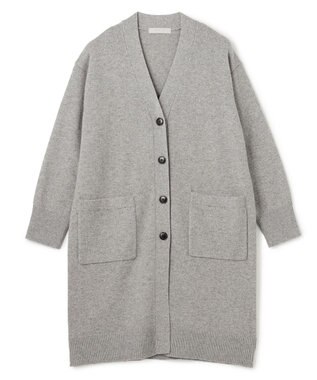 UNFILO 【WEB限定】カシミヤブレンド ロングカーディガン グレー