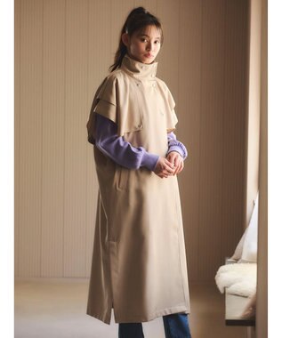 Green Parks ・ＥＬＥＮＣＡＲＥ　ＤＵＥ　トレンチロングベスト Beige